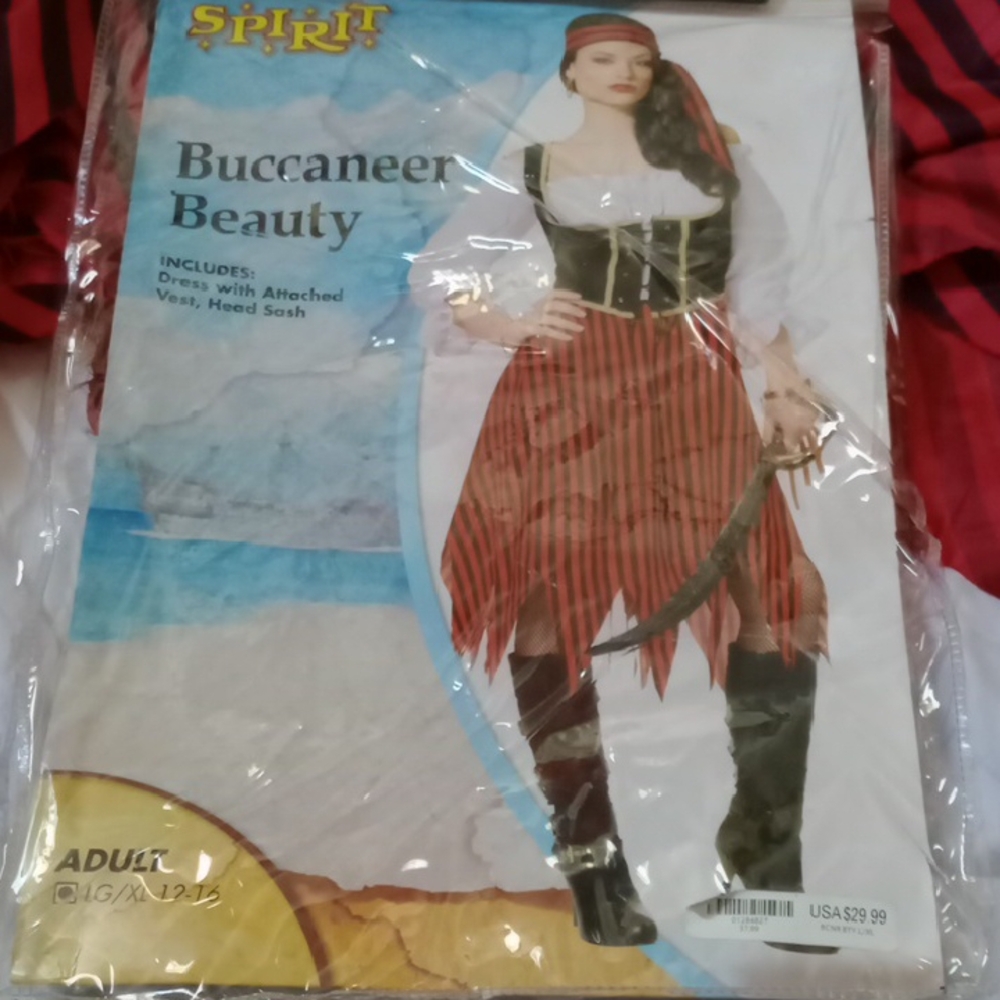 Spirit Buccaneer Beauty Costume, Lg)Xl 12-16